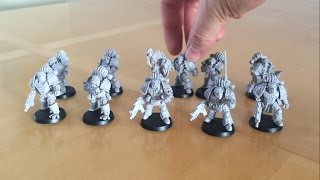 Legion Tactical Marine Squad MKIII Iron Armour amp Accesories by Forge World Model Review [upl. by Lib463]