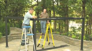 Lowes Gazebo Installation Video [upl. by Armallas]