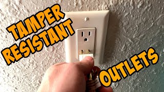 How TAMPER RESISTANT RECEPTACLES Work amp Where Theyre Required By The National Electrical Code [upl. by Seigler]