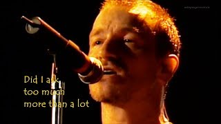 U2  One  live 1997  lyrics [upl. by Yrogiarc]