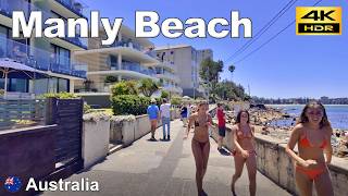 Manly Beach Sydney  4K Walking Tour  Australia 🇦🇺 December 2024  4K HDR [upl. by Gulgee67]