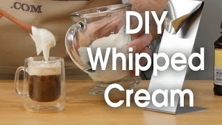 DIY whipped cream in 60 seconds [upl. by Madlin]