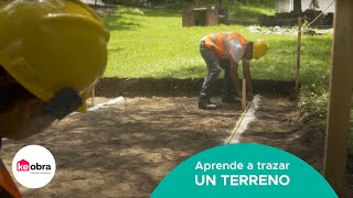 Aprende a trazar un terreno [upl. by Derinna]