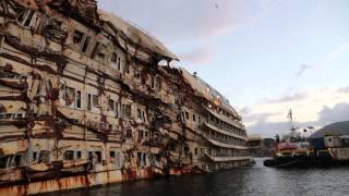 Costa Concordia as it looks today January 2014 [upl. by Wager]