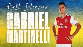 🇧🇷 Gabriel Martinellis first Arsenal interview [upl. by Enneira]