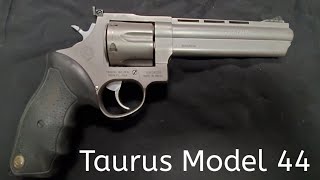 Taurus Model 44 Revolver Review and Shoot 65 inch in 44 Magnum [upl. by Bourn]