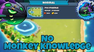 Lych Normal Tutorial  No Monkey Knowledge  Polyphemus BTD6 [upl. by Justinian]