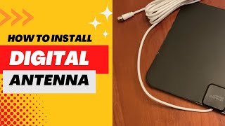 How to Install a Digital Antenna on Your Smart TV [upl. by Atsillak]