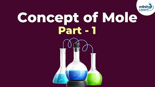 Concept of Mole  Part 1  Atoms and Molecules  Infinity Learn [upl. by Ahtikal]