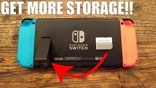 How to Use a Micro SD Card on The Nintendo Switch Simple Tutorial [upl. by Alayne]