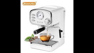 Zhoutu Espresso Coffee Machine [upl. by Hickey783]