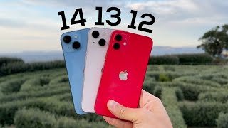 iPhone 14 vs 13 vs 12 Comparativa DEFINITIVA 🔥 ¿Cuál comprar [upl. by Cicenia]