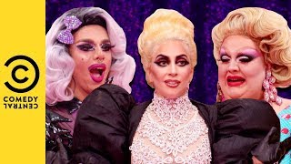 Lady Gagas Emotional Entrance  RuPauls Drag Race [upl. by Ttenrag]