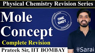 Mole Concept OneShot  Physical Chemistry Complete Revision for Class 11 JEE NEET [upl. by Norm512]