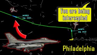 Piper PA32 VIOLATES PRESIDENTIAL TFR near Philadelphia [upl. by Skees765]