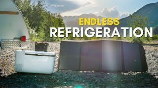 The BEST Portable Fridge and Solar Combo for Camping on a Budget [upl. by Vatsug614]