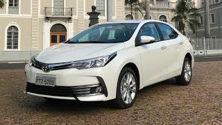 Corolla XEi 2018 em Detalhes  Falando de Carro [upl. by Wylen]