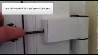 How to adjust pvc door hinges [upl. by Valente]