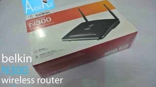 Belkin N300 Wireless N Router Unboxing [upl. by Kjersti]