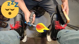 NEVER BEFORE SEEN  ANGELO SHOE SHINE ASMR [upl. by Navlys]