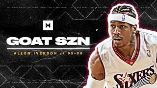 Allen Iverson’s INSANE 33ppg Season 200506 Highlights  GOAT SZN [upl. by Shore]