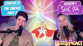 SHERA VS CATRA AND THE HORDE  Shera Season 1 Reaction  Chapter 2 quotThe Sword Pt 2quot [upl. by Sidnala]