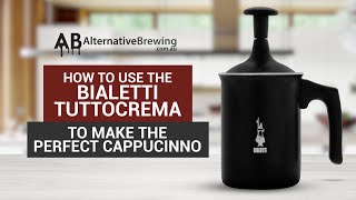 How to Use the Bialetti Tuttocrema Milk Frother [upl. by Ait]