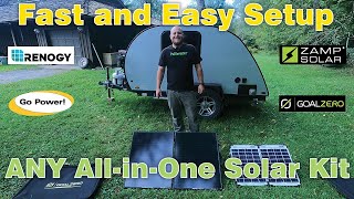 The Easiest Solar Install  Solar Kits for RVs [upl. by Eecak]