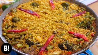 Easy amp Authentic Vegetable Paella [upl. by Janifer]