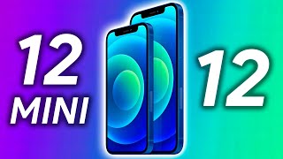 iPhone 12 vs iPhone 12 MINI ¡los COMPARAMOS [upl. by Anthe]