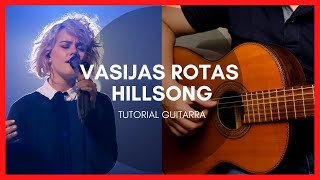 Vasijas Rotas GUITARRA Hillsong Worship TURORIAL [upl. by Lemahs]