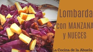 Lombarda con manzana y nueces [upl. by Diva]