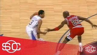 March 12 1997 When Allen Iverson crossed up Michael Jordan  SportsCenter  ESPN Archives [upl. by Ardnassak40]