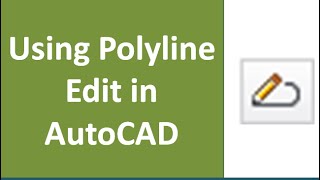 Polyline edit command of AutoCAD with all subcommand [upl. by Airrej]