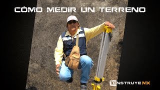 CÓMO MEDIR UN TERRENO 12  TEODOLITO Y CINTA  TOPOGRAFÍA [upl. by Aratihc]