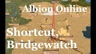 Albion Online  Caerleon to Bridgewatch fast almost safely [upl. by Durer]