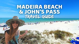 Best Florida Beaches  MADEIRA BEACH  Madeira Beach amp Johns Pass Village amp Boardwalk Travel Guide [upl. by Cappello]