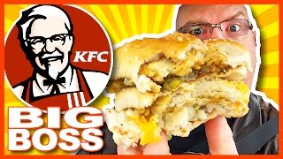 KFC ★ BIG BOSS ★ Sandwich and BigBox Review  Drive Through Test [upl. by Yttel12]