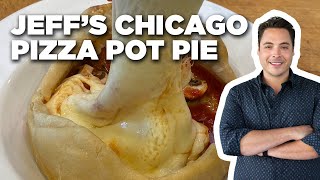 Jeff Mauros Chicago Pizza Pot Pie Recipe  The Kitchen  Food Network [upl. by Ahsuoj131]