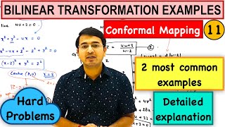 Bilinear Transformation examples Conformal Mapping lecture11 [upl. by Temme50]