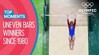 Last 10 Womens Uneven Bars Winners at the Olympics  Top Moments [upl. by Arbed]