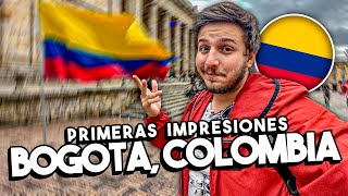 MIS PRIMERA IMPRESIONES de BOGOTÁ COLOMBIA 🇨🇴 [upl. by Legnaesoj]