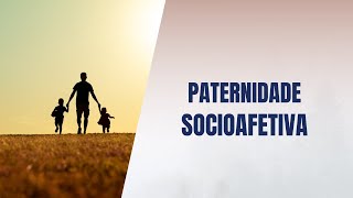 Paternidade socioafetiva [upl. by Enybor]