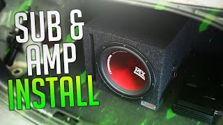 How to Install an Amp amp Subwoofer EASY 2024 [upl. by Gimpel2]