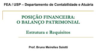 Balanço Patrimonial  Estrutura e Requisitos [upl. by Aisac377]