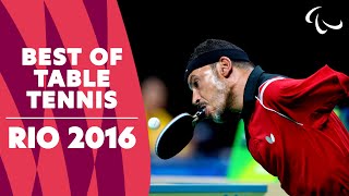 The Best of Table Tennis at Rio 2016  Paralympic Games [upl. by Ansel112]