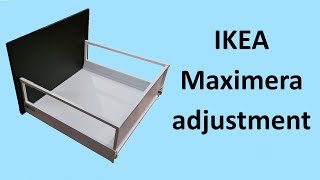 How to adjust Ikea kitchen drawers [upl. by Marla]