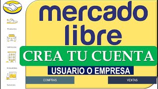 Cómo CREAR TU CUENTA EN MERCADO LIBRE  PASO A PASO Para Comprar y Vender en 2022 [upl. by Iuq683]