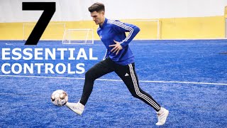 7 Essential Ways To Control The Ball In The Air  Easy First Touch Skills Tutorial [upl. by Reeva]