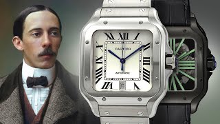 The Worlds First Wristwatch How The Cartier Santos Made History [upl. by Adrien769]